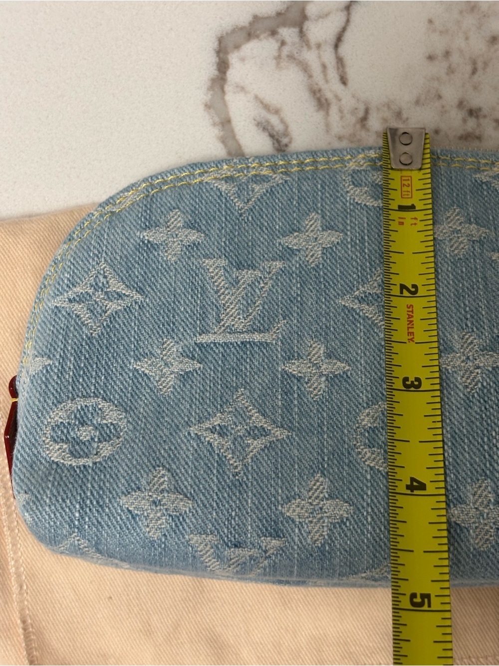 Louis Vuitton Denim Cosmetic Pouch - Picture 6 of 11